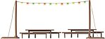 Summer Night Party Set HO Scale Model Railroad Building Accessory #5408