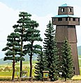 Spruce & Pine Forest Scene HO Scale Model Railroad Tree #6393