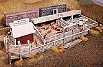 M E Nelson Livestock Company HO Scale Model Railroad Building Kit #400