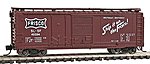 40' Double Door Plywood Box Car Frisco N Scale Model Train Freight Car #15064