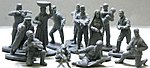 WWII Partisan in Europe French & Balkan Soldiers Plastic Model Military Fig 1/72 #56