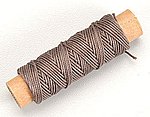 .75mm Dark Cotton Rigging Thread Model Boat Part