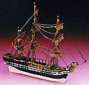 Junior HMS Bounty Frigate Ship w/solid wood hull (Beginner)