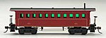 1860s-Era Wooden Coach Pennsylvania Railroad HO Scale Model Train #717520