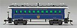1890s-Era Wooden Coach (Assembled) Baltimore & Ohio HO Scale Model Train #719525