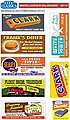 Miscellaneous Billboards HO Scale Model Railroad Roadway Sign #511
