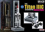 TITAN IIIC with Launch Pad Diecast Model Spacecraft 1/400 scale #56341
