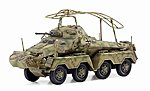 Sd.Kfz.232 Pz.Aufkl.4 Diecast Military Model Trucks, Planes, Tank 1/72 scale #60586