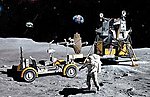Apollo 17 The Last J-Mission Space Program Plastic Model Kit 1/72 Scale #11015