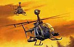 MD530G GUNSHIP Plastic Model Helicopter Kit 1/35 Scale #3526