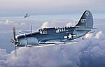 SB2C3 Helldiver Dive Bomber Plastic Model Airplane Kit 1/72 Scale #5059