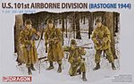 US 101st Airborne Division Bastogne 1944 Plastic Model Military Figure 1/35 Scale #6163