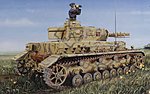 Pz.Kpfw.IV Ausf.F-1 (F) Plastic Model Tank Kit 1/35 Scale #6315