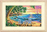 Sunset Beach Paint By Number Kit #73-91444