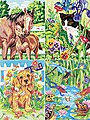 Animal Friends Variety (4 Pack) Pencil by Number Kit #91274