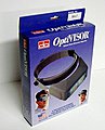 OptiVisor Glass Lens Binocular Headband Magnifier w/Lens Plate 2-3/4x Power at 6