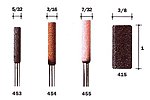3/8''x1'' Dressing Stone (D) Rotary Power Tool Grinding Bit #415