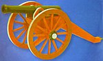 Civil War Cannon Wooden Model Kit (9.5