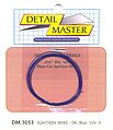 3ft. Car Ignition Wire Dark Blue Plastic Model Vehicle Accessory Kit 1/24-1/25 Scale #1053