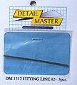 Fitting Line #2 .025'' (5pc) Plastic Model Vehicle Accessory Kit 1/24-1/25 Scale #1312