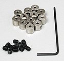 Bulk Dura-Collars,1/16'' (12)