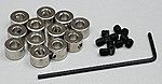 Bulk Dura-Collars,1/8'' (12)