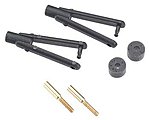 Long Arm Micro Clevis, Black, (.047), 2/Pk