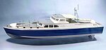 Dauntless Kit 49.5 RC Wooden Scale Powered Boat Kit #1211