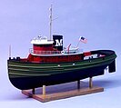 Carol Moran Harbor Tug 17-3/4 RC Wooden Scale Powered Boat Kit #1250