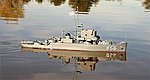 USS Whitehall RC Wooden Scale Powered Boat Kit #1252