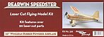 30'' Wingspan Rearwin Speedster Rubber Pwd Aircraft Laser Cut Kit