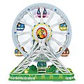 3D LED Ferris Wheel Puzzle 77pcs 3D Jigsaw Puzzle #cha127