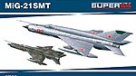 MiG21SMT Fighter Dual Combo Plastic Model Airplane Kit 1/144 Scale #4426