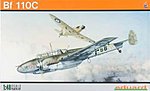 Bf110C German WWII Heavy Fighter (Profi-Pack) Plastic Model Airplane Kit 1/48 Scale #8201