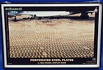 Assembled Runway Perforated Steel Plate Display Base 1/48 Scale #8801