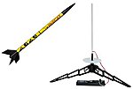 HeliCAT Model Rocket Starter Set Easy To Assemble #1465