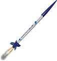 Phantom Blue ARF Model Rocket Kit Almost Ready To Fly Model Rocket #2483