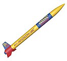 Rookie ARF Almost Ready To Fly Model Rocket Kit #2498