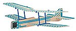 Bi-Plane Chuck Balsa Glider