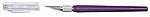 K40 Pocket Clip On Light Duty Plastic Knife (Assorted Colors) Hobby and Model Knife #16040