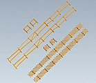 Garden & Field Fences HO Scale Model Railroad Building Accessory #180406