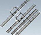 Iron Fence with Gate Kit HO Scale Model Railroad Building Accessory #180412
