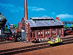Engine Repair Shed N Scale Model Railroad Building #222142