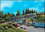 Faller 2 Box Girder Bridges with Annexed Walkway N Scale Model Railroad Building #222578