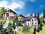 Alpine Boarding House with Accessories N Scale Model Railroad Building #232234