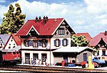 Guglingen Station with Shed Z Scale Model Railroad Building #282707