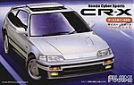 Honda CR-X Sports Car Plastic Model Car Kit 1/24 Scale #3807