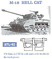 M18 Hellcat Tank Track Link Set (170 Links)