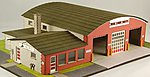 Village Hall & Volunteer Fire Dept. Kit HO-Scale Model Building #19037