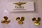 Elco PT Boat Brass Propellers for Italeri Plastic Model Ship Accessory 1/35 Scale #13501